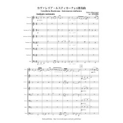 画像1: 金管8重奏楽譜　カヴァレリア・ルスティカーナより 間奏曲　作曲／Ｐ．マスカーニ 　編曲／束科　積夷 