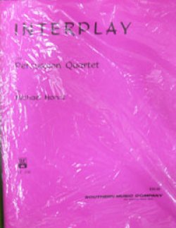 画像1: 打楽器４重奏楽譜　インタープレイ（INTERPLAY）　作曲／マイケル・ホーヴィット