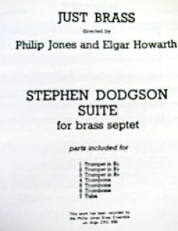 画像2: 金管アンサンブル楽譜　金管７重奏のための組曲（Suite　for　brass　Septet）　作曲／S,ドッチソン作曲（Stephen　Dodgson）