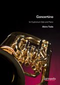 ユーフォニウムソロ楽譜　Concertino for euphonium（ユーフォニアムとピアノ）作曲：Akira Toda(戸田顕)