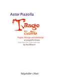 金管楽器アンサンブル10重奏楽譜　タンゴ組曲（Tango Suite）　作曲／ピアソラ　編曲／Paul Bhasin