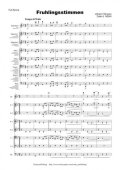 インターチェンジャブル８重奏楽譜　春の声　作曲：シュトラウス　　編曲：西 大樹