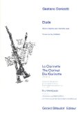 クラリネット教材　練習曲（Etude）　作曲/ドニゼッティ，Ｇ．（Donizetti,G.)　編曲/Dangain