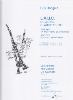 画像1: クラリネット教材　若いクラリネット奏者のＡＢＣ：II（L'ABC　du　Jeune　Clarinettiste：II）　作曲/ダンガン,Ｇ．（Dangain,G.)