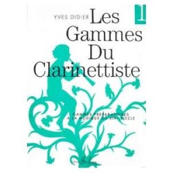 画像1: クラリネット教材　クラリネット奏者のための音階（１９世紀の音楽）：I（Gammes　du　Clarinettiste：I）　作曲/ディディエ，Ｙ．（Didier,Y.)