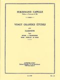 クラリネット教材　２０の大練習曲（20　Grandes　Etudes)　作家/カペル,F.（Capelle,F.)【2020年7月改定】