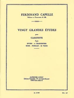 画像1: クラリネット教材　２０の大練習曲（20　Grandes　Etudes)　作家/カペル,F.（Capelle,F.)【2020年7月改定】