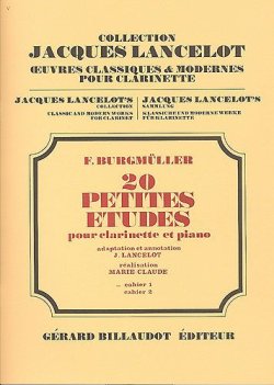 画像1: クラリネット教材　２０の小練習曲：I　（20Petites　Etudes：I）作曲/ブルグミュラー,F.　（Burgmuller,F.)編曲/Lancelot