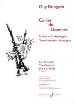 画像1: クラリネット教材　音階の練習（Cahier　de　Gammes）　作曲/ダンガン,Ｇ．（Dangain,G.)