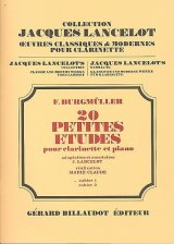 クラリネット教材　２０の小練習曲：II（20Petites　Etudes：II）　作曲/ブルグミュラー,F.（Burgmuller,F.)　編曲/Lancelot