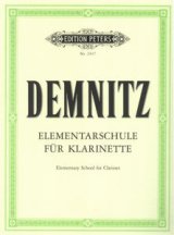 クラリネット教材　初級教本（Elementarschule）　作曲/デムニッツ，Ｆ．（Demnitz、F.)