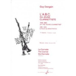 画像1: クラリネット教材　若いクラリネット奏者のＡＢＣ：I（L'ABC　du　Jeune　Clarinettiste：I）　作曲/ダンガン,Ｇ．（Dangain,G.)