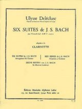 クラリネット教材　６つの無伴奏チェロ組曲（６Suites）　作曲/バッハ,J.S.　編曲/Delecluse
