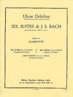 画像1: クラリネット教材　６つの無伴奏チェロ組曲（６Suites）　作曲/バッハ,J.S.　編曲/Delecluse