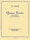 クラリネット教材　１５の練習曲（15　Etudes）　作曲/バッハ,J.S.　編曲/Delecluse