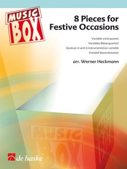 画像1: フレキシブルアンサンブル四重奏楽譜　8 Pieces for Festive Occasions　編曲／Heckmann, Werner
