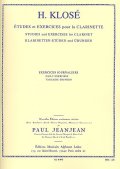 クラリネット教材　日課練習課題（Exercices　Journaliers）　作曲/クローゼ，Ｈ．（Klose,H.)