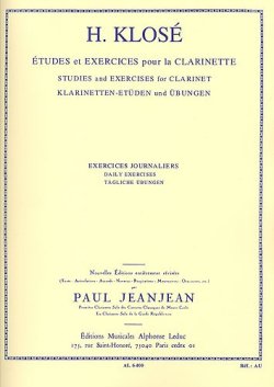 画像1: クラリネット教材　日課練習課題（Exercices　Journaliers）　作曲/クローゼ，Ｈ．（Klose,H.)