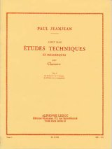 クラリネット教材　２５の旋律的技巧練習曲：II（25Etudes　Techniques　for　et　Melodiques：II）　作曲/ジャンジャン.P（Jeanjean,P.)