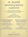 クラリネット教材　総合教則本　第1巻（Methode Complete de Clarinette 1）　作曲/クローゼ，Ｈ．（Klose,H.)