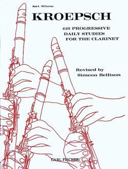 画像1: クラリネット教材　４１６の漸進的練習曲：II（416Progressive　Etudes：II）　作曲/クレプシュ，Ｆ．（Kroepsch,F.)　編曲/Bellison