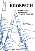 クラリネット教材　４１６の漸進的練習曲：I（416Progressive　Etudes：I）　作曲/クレプシュ，Ｆ．（Kroepsch,F.)　編曲/Bellison