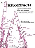 クラリネット教材　４１６の漸進的練習曲：IV（416Progressive　Etudes：IV）　作曲/クレプシュ，Ｆ．（Kroepsch,F.)　編曲/Bellison