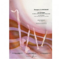 画像1: クラリネット教本　２３のカンパニョーリ、ドント、ウォルファートに基づく練習曲（23Etude）　作曲/ランスロ，Ｊ．