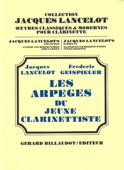 画像1: クラリネット教本　若いクラリネット奏者の分散和音（Les　Arpeges　du　Jeune　Clarinettiste）　作曲/ランスロ，Ｊ．（Lancelot,J.)