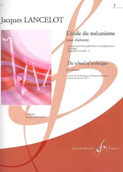 画像1: クラリネット教本　メカニズムの練習：I（L'Ecolo　du　Mecanisme：I）　作曲/ランスロ，Ｊ．（Lancelot,J.)