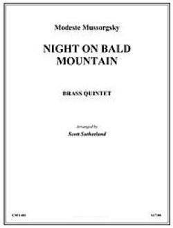 画像1: 金管5重奏楽譜　禿山の一夜　作曲／ムソルグスキー　編曲／S. Sutherland.