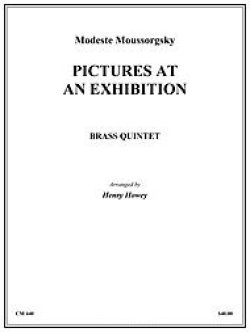 画像1: 金管5重奏楽譜　展覧会の絵（Pictures at an Exhibition）　作曲／ムソルグスキー　編曲／Henry Howey