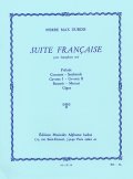 アルトサックスソロ楽譜　フランス組曲（Suite　Francaise)　作曲／デュボア（Dubois,P.M.)