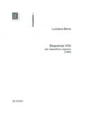 ソプラノサックスソロ楽譜　セクエンツァ７B（Sequenza　VIIｂ）　作曲／ベリオ（Berio,L)【2023年6月改定】