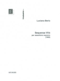 画像1: ソプラノサックスソロ楽譜　セクエンツァ７B（Sequenza　VIIｂ）　作曲／ベリオ（Berio,L)【2023年6月改定】