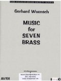 金管７重奏楽譜　金管七重奏のための音楽　作曲／ガハード　ウェンシュ【2012年11月取扱開始】