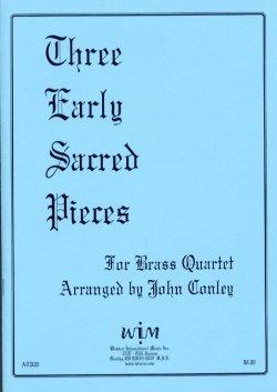 画像1: 金管４重奏楽譜　金管四重奏のための初期の神聖な３つの小品 ジョン・コンリー編集　【2012年11月取扱開始】