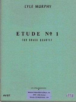 画像1: 金管４重奏楽譜　金管四重奏のための練習曲第一番 作曲／ライル　マーフィー　【2012年11月取扱開始】