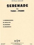 チューバソロ楽譜　テューバとピアノのためのセレナーデ　作曲／ウィリアム　シュミット