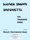 トロンボーン12重奏楽譜　シンフォニアッタ　作曲／ライナー　ブラウン　【2012年11月取扱開始】