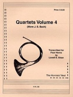 画像1: ホルン４重奏楽譜　ホルン四重奏のための四重奏曲集　Vol 4　作曲／ロウェル・ショー【2012年11月取扱開始】