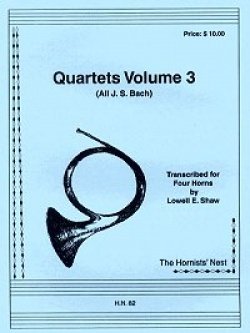 画像1: ホルン４重奏楽譜　ホルン四重奏のための四重奏曲集　Vol 3　作曲／ロウェル・ショー【2012年11月取扱開始】