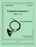 ホルン４重奏楽譜 ホルン四重奏のためのフリッパリーズVol.3 作曲／ロウェル・ショー【2012年12月取扱開始】