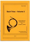 ホルン３重奏楽譜 ホルン三重奏のためのバッハトリオVol.2　作曲／JBバッハ　編集／ショー 【2012年12月取扱開始】