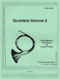 ホルン４重奏楽譜　ホルン四重奏のための四重奏曲集　Vol 2　作曲／ロウェル・ショー【2012年12月取扱開始】
