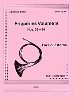 画像1: ホルン４重奏楽譜 ホルン四重奏のためのフリッパリーズVol.9 作曲／ロウェル・ショー【2012年12月取扱開始】