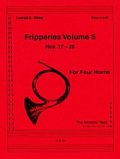 ホルン４重奏楽譜 ホルン四重奏のためのフリッパリーズVol.5 作曲／ロウェル・ショー【2012年12月取扱開始】