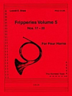 画像1: ホルン４重奏楽譜 ホルン四重奏のためのフリッパリーズVol.5 作曲／ロウェル・ショー【2012年12月取扱開始】