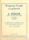 クラリネット教材　クラリネット入門（Le　Debutant　Clarinettiste）　作曲/ペリエ，Ａ．（Perier,A.)