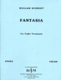 トランペット８重奏楽譜　8本のトランペットのためのファンタジア　作曲／ウィリアム　シュミット【2012年12月取扱開始】